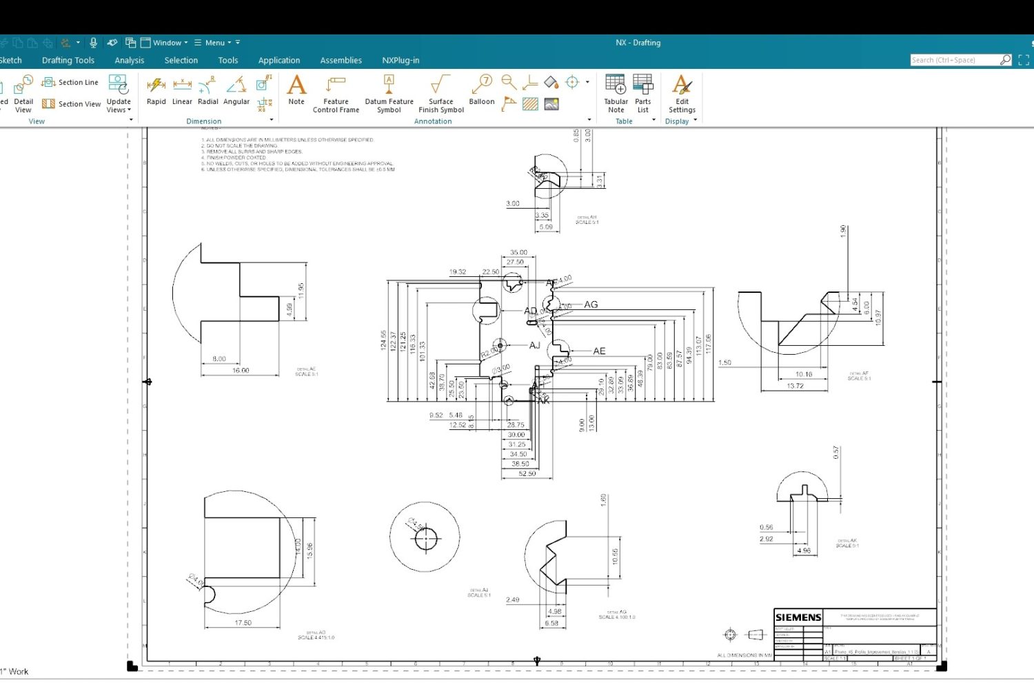 2D Drawing Automation using AI